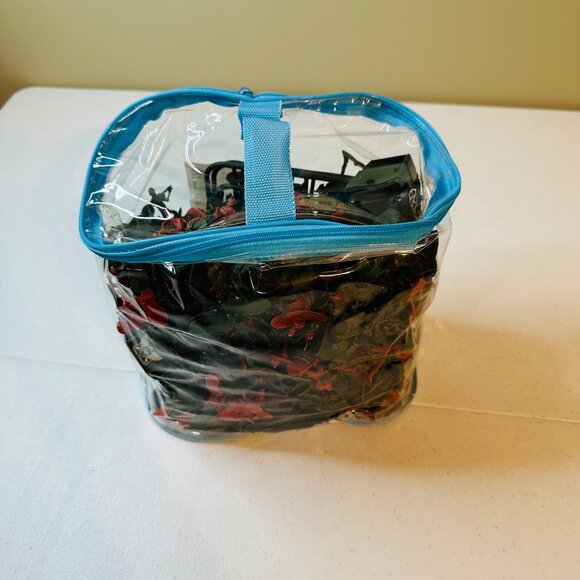 300-Piece Toy Plastic Soldiers Toy Army Soldiers Set In Portable Zip Bag - Picture 7 of 7